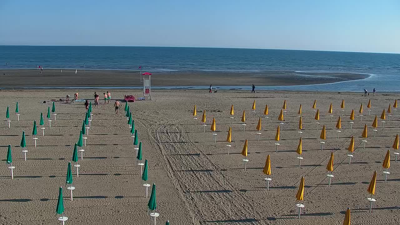 Grado Beach and Aquapark Views in Real Time