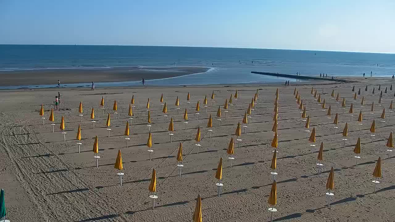 Grado Beach and Aquapark Views in Real Time