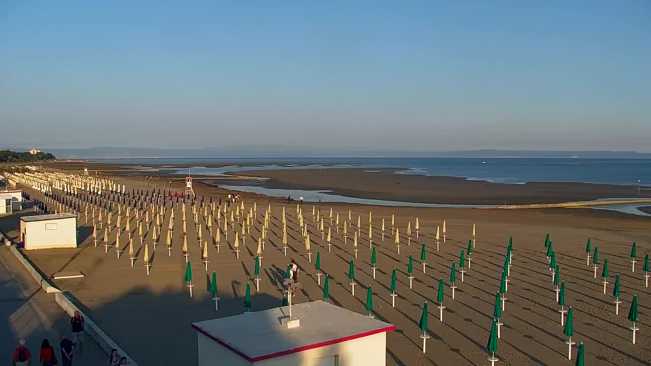 Grado Beach and Aquapark Views in Real Time