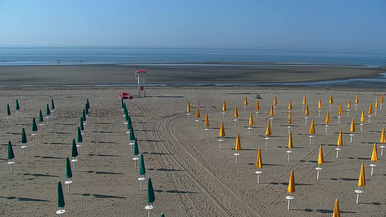 Grado Beach and Aquapark Views in Real Time