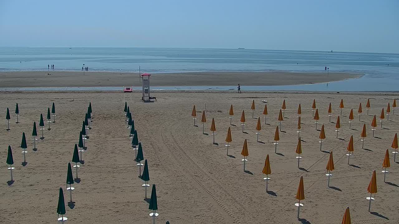 Grado Beach and Aquapark Views in Real Time