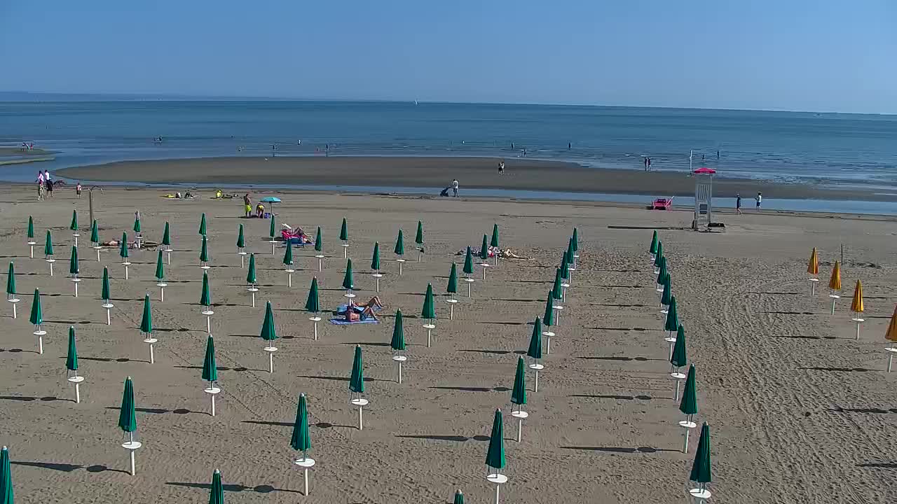 Grado Beach and Aquapark Views in Real Time