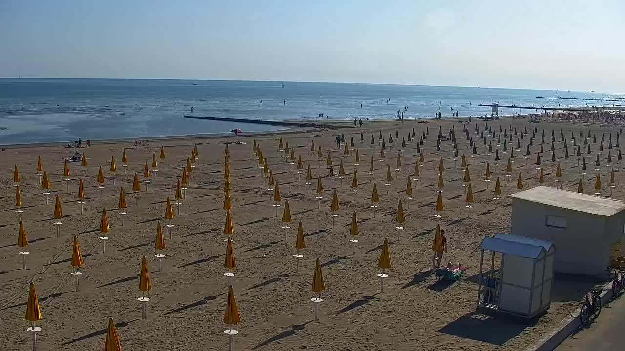 Grado Beach and Aquapark Views in Real Time