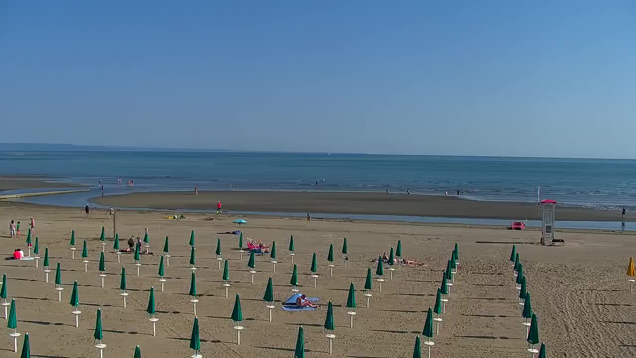 Grado Beach and Aquapark Views in Real Time