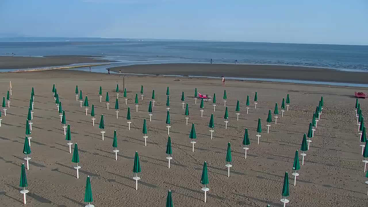 Grado Beach and Aquapark Views in Real Time