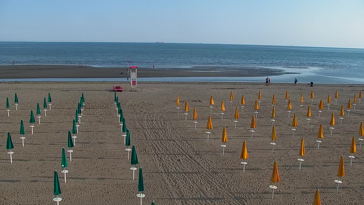 Webcam en direct Grado : Vues sur la plage et l’aquapark en temps réel