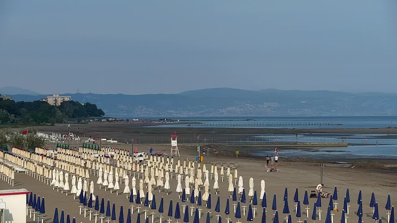 Webcam en direct Grado : Vues sur la plage et l’aquapark en temps réel