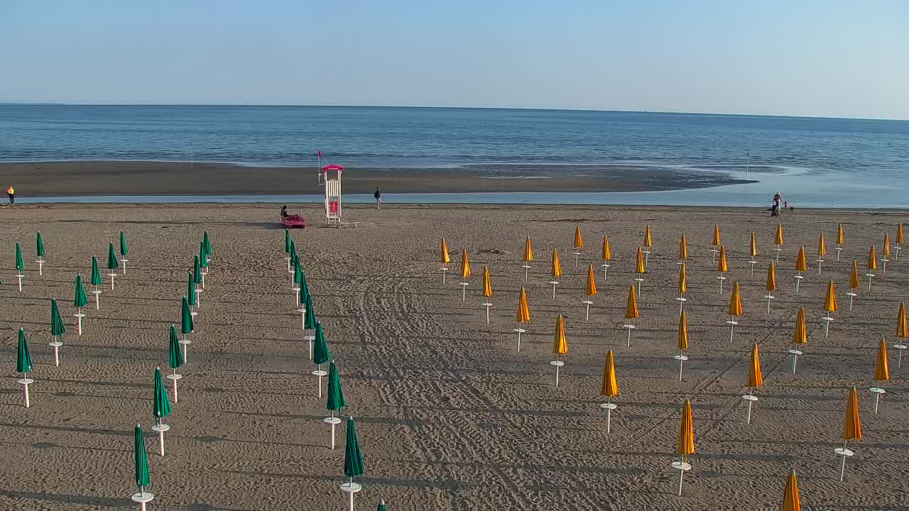 Grado Beach and Aquapark Views in Real Time
