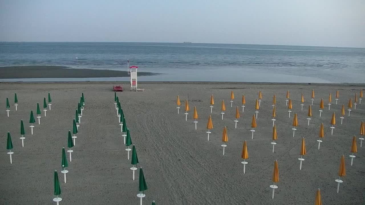 Grado Beach and Aquapark Views in Real Time