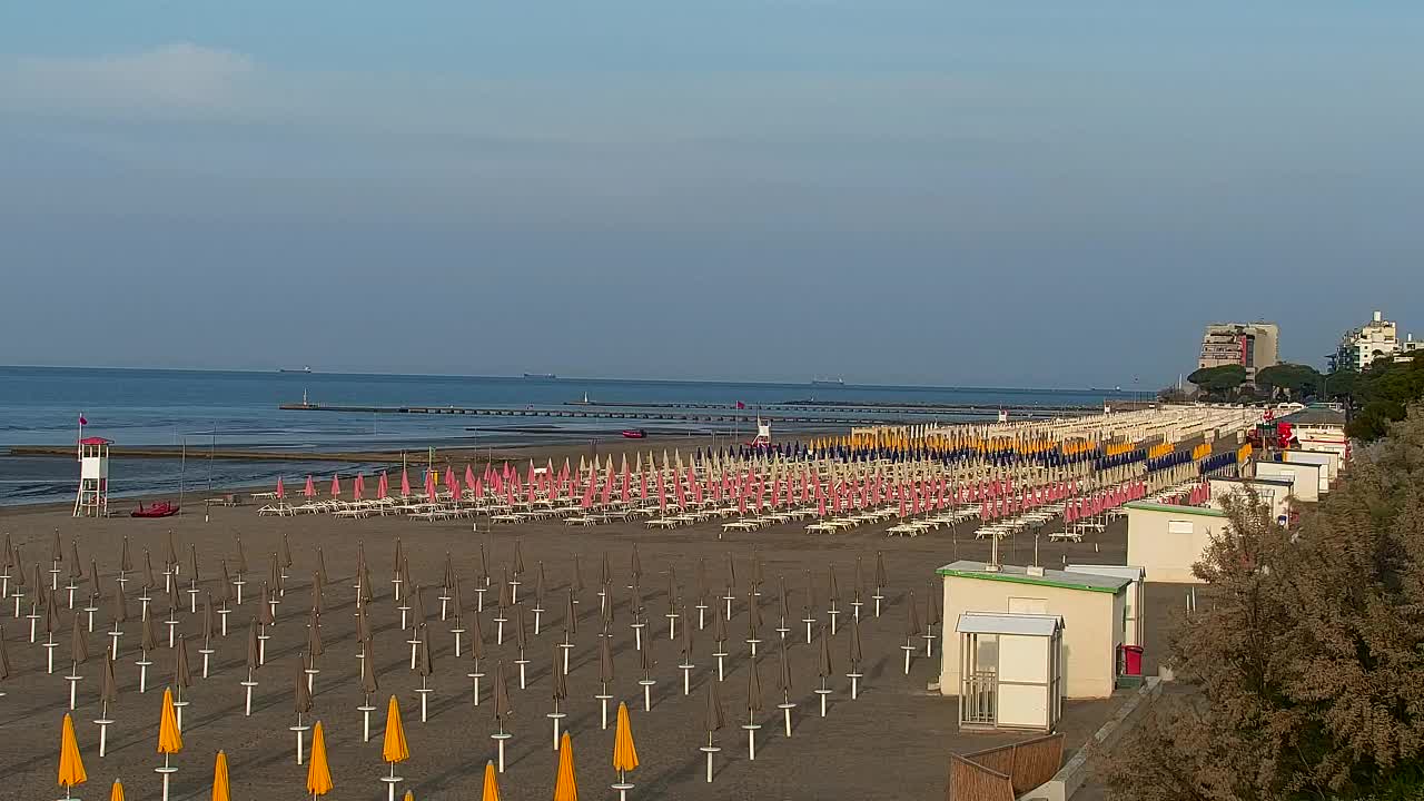 Grado Beach and Aquapark Views in Real Time