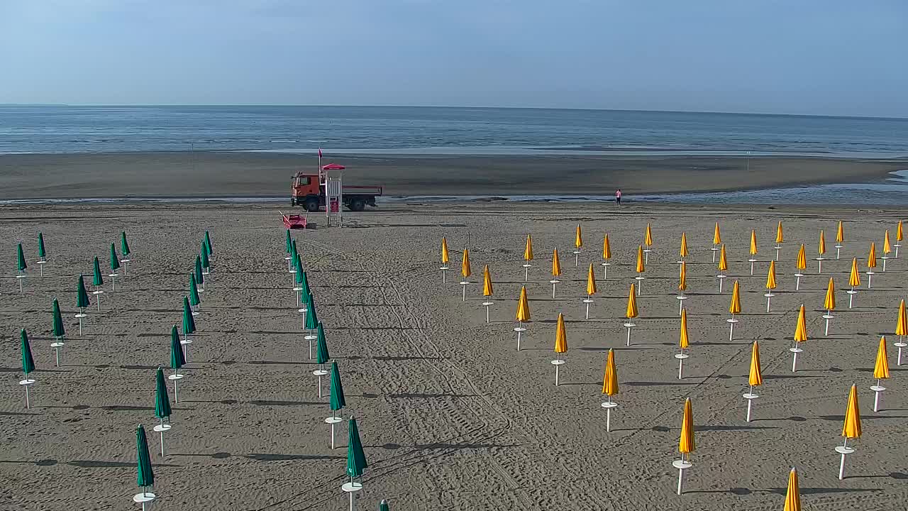 Grado Beach and Aquapark Views in Real Time