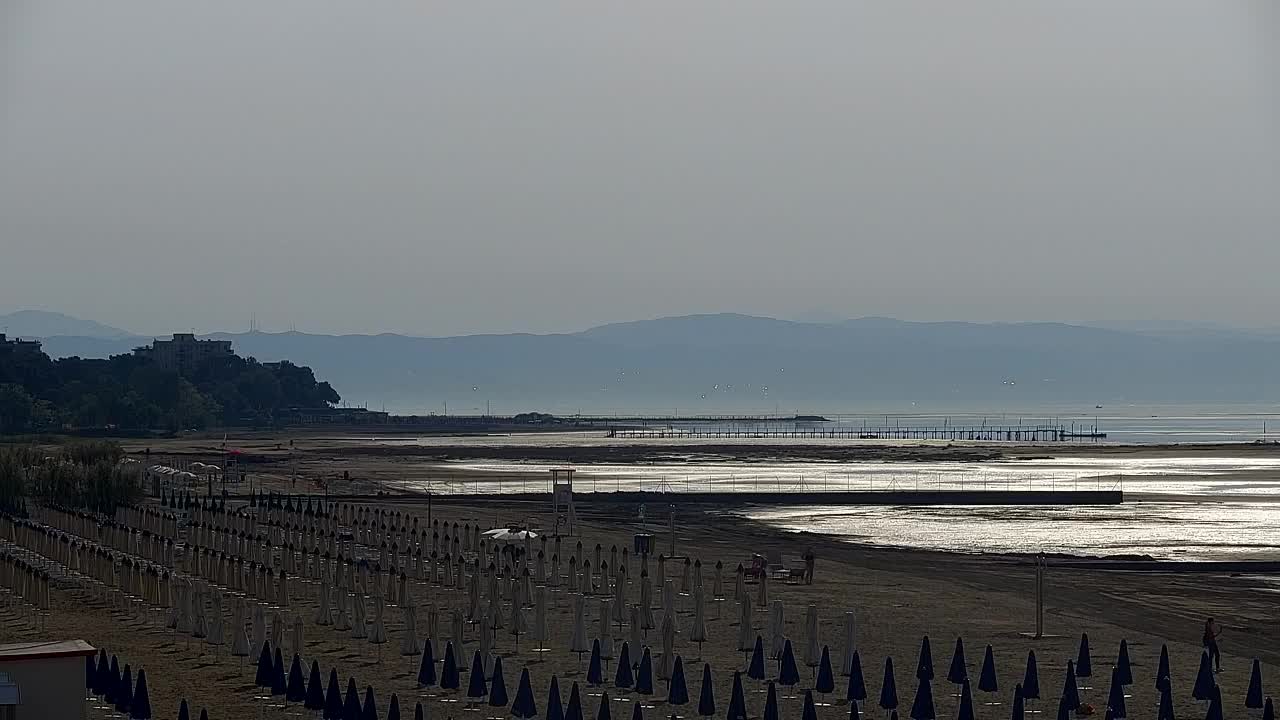 Grado Beach and Aquapark Views in Real Time