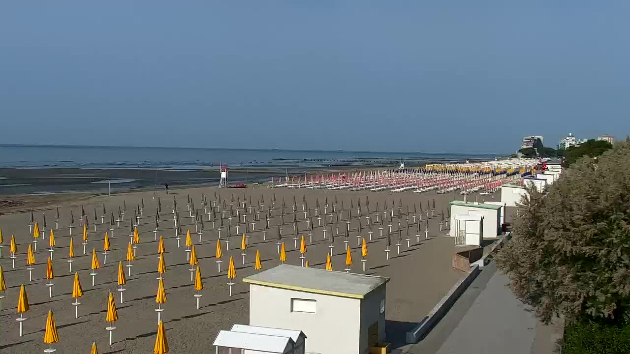 Grado Beach and Aquapark Views in Real Time