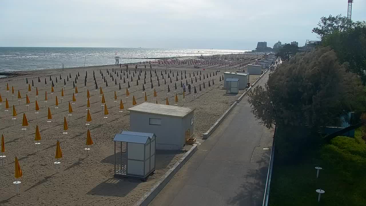 Webcam en direct Grado : Vues sur la plage et l’aquapark en temps réel