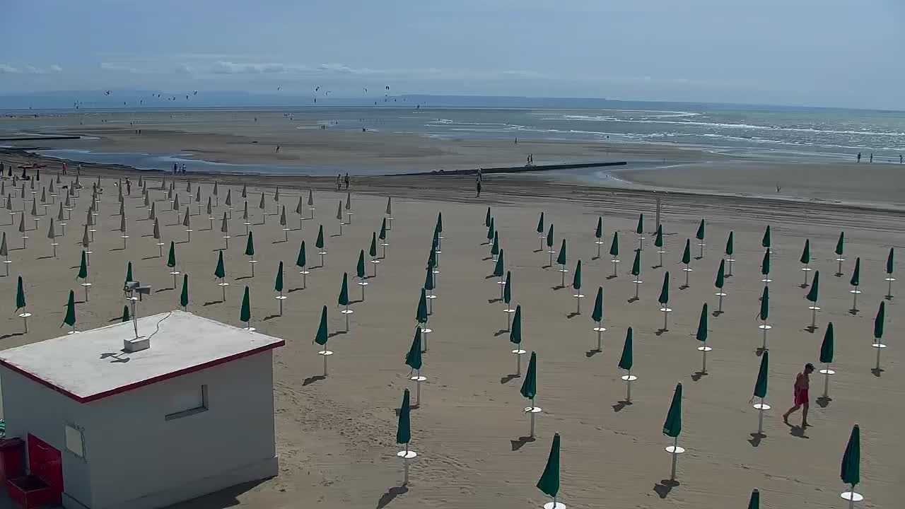 Webcam en direct Grado : Vues sur la plage et l’aquapark en temps réel