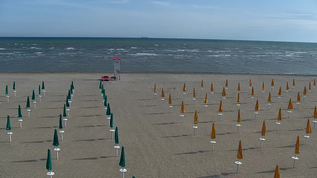 Webcam Live Grado: Vista sulla spiaggia e sull’acquapark in tempo reale