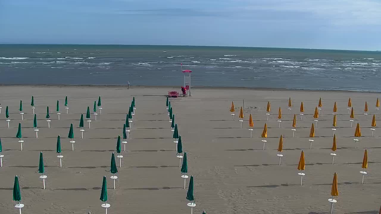 Grado Beach and Aquapark Views in Real Time