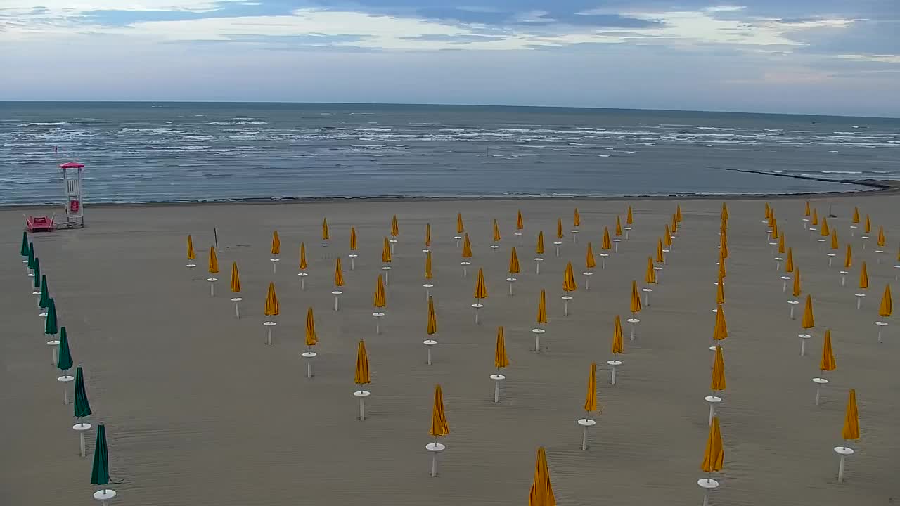 Grado Beach and Aquapark Views in Real Time
