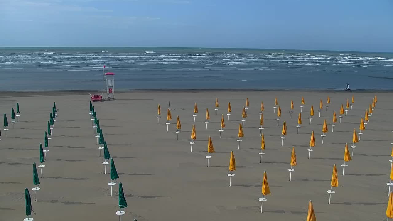Grado Beach and Aquapark Views in Real Time