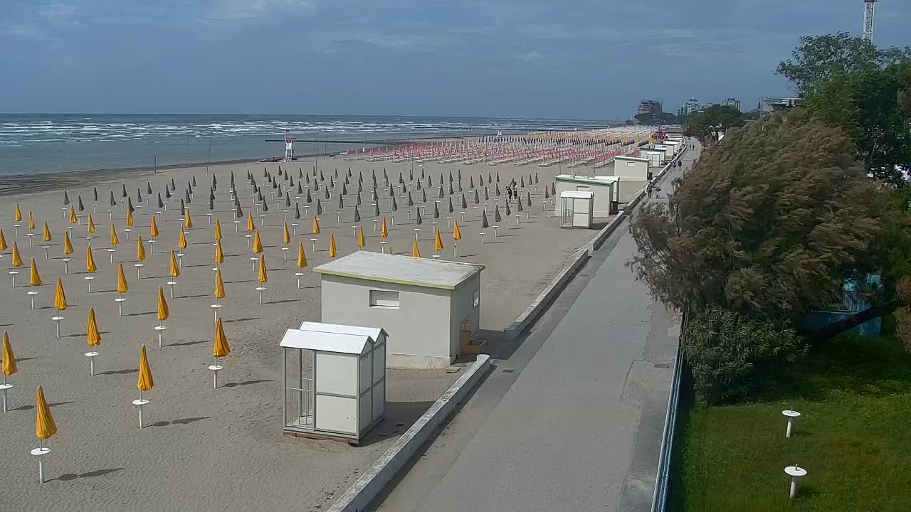Webcam Live Grado: Vista sulla spiaggia e sull’acquapark in tempo reale