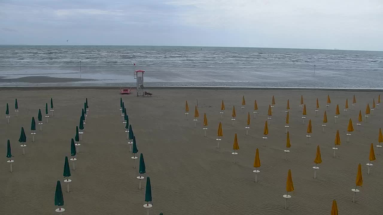 Grado Beach and Aquapark Views in Real Time