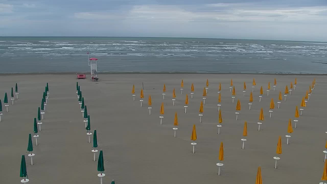Webcam en direct Grado : Vues sur la plage et l’aquapark en temps réel