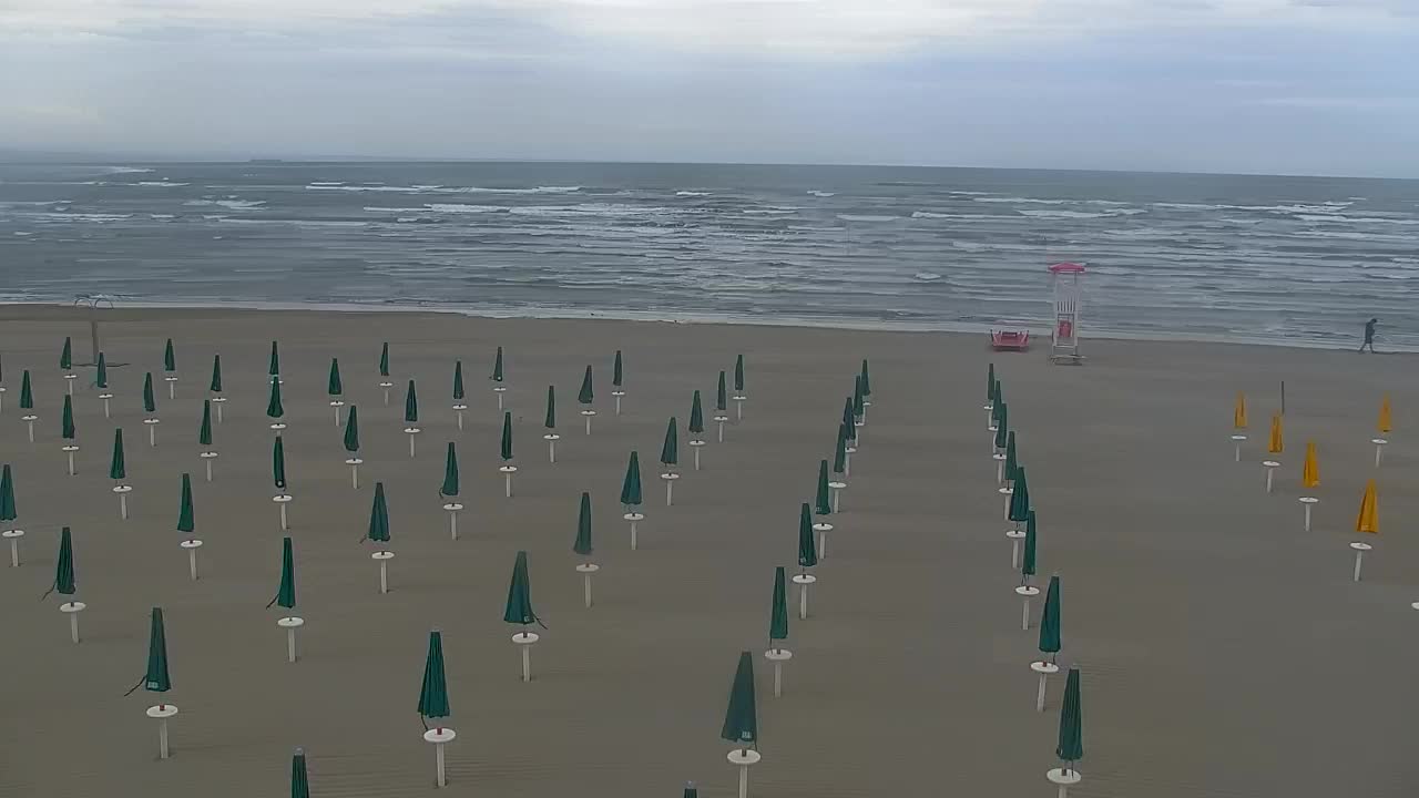 Grado Beach and Aquapark Views in Real Time