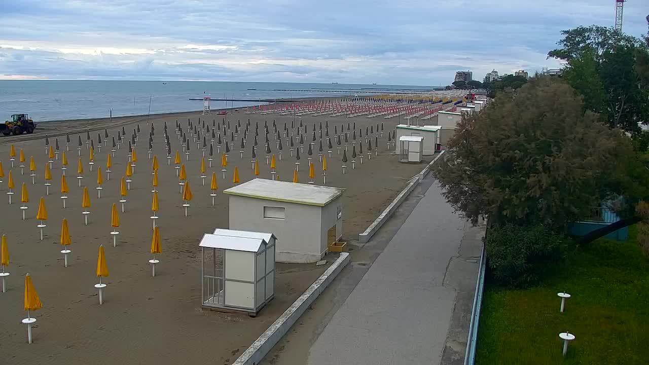 Webcam en direct Grado : Vues sur la plage et l’aquapark en temps réel
