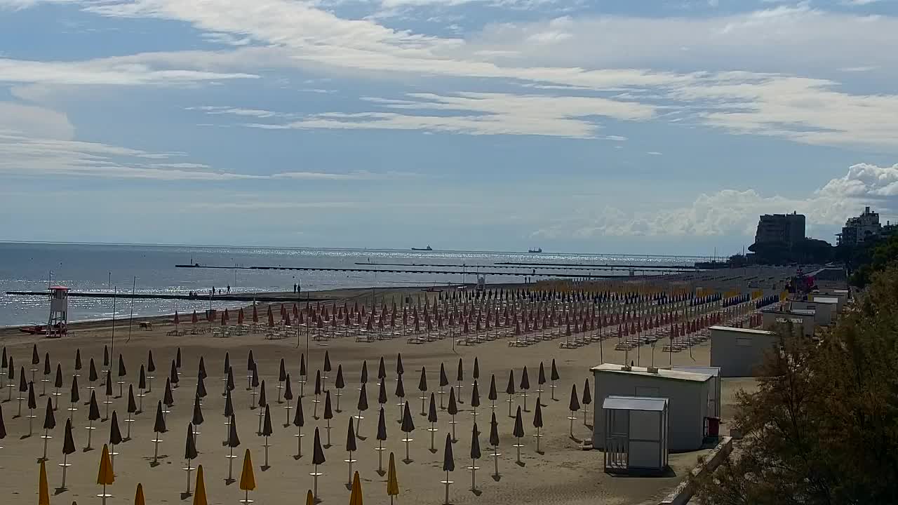 Grado Beach and Aquapark Views in Real Time