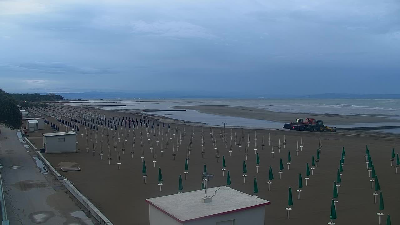 Webcam en direct Grado : Vues sur la plage et l’aquapark en temps réel