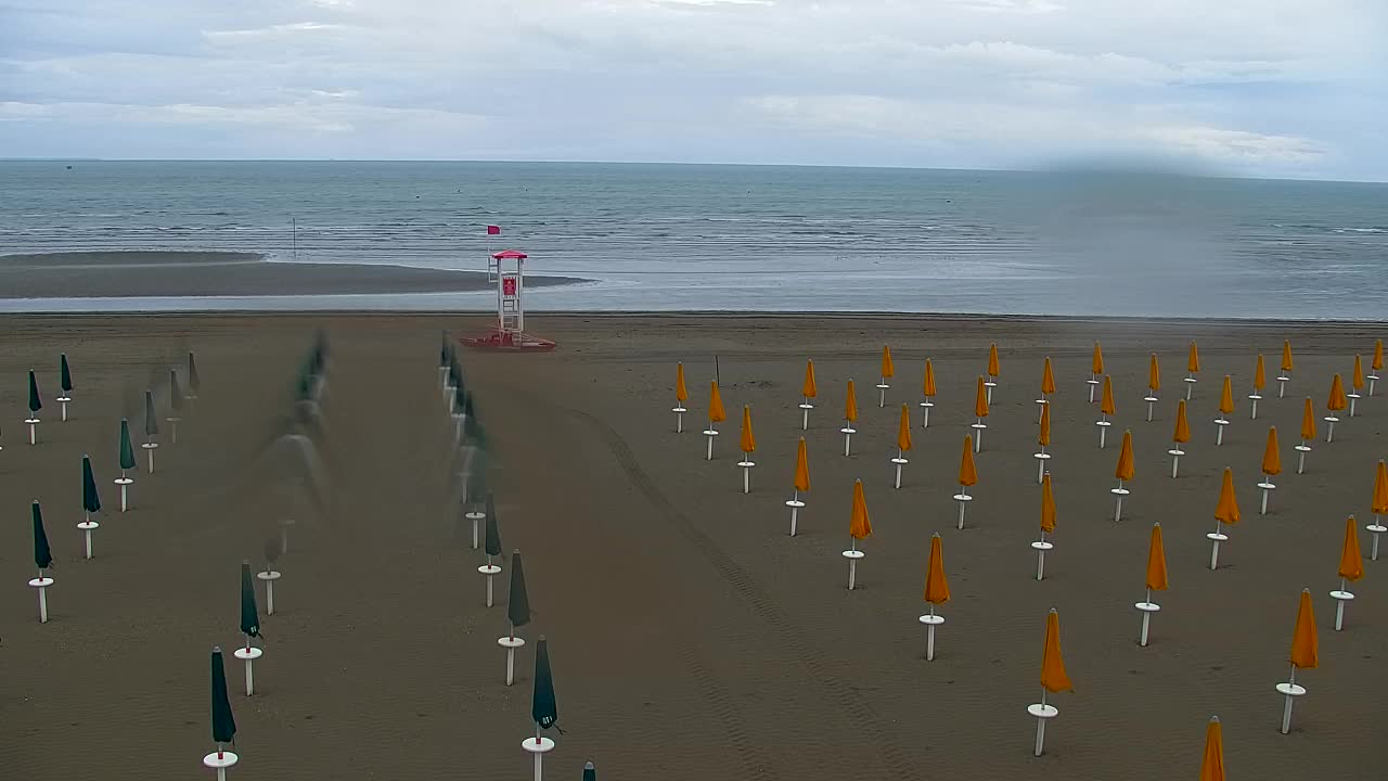 Grado Beach and Aquapark Views in Real Time