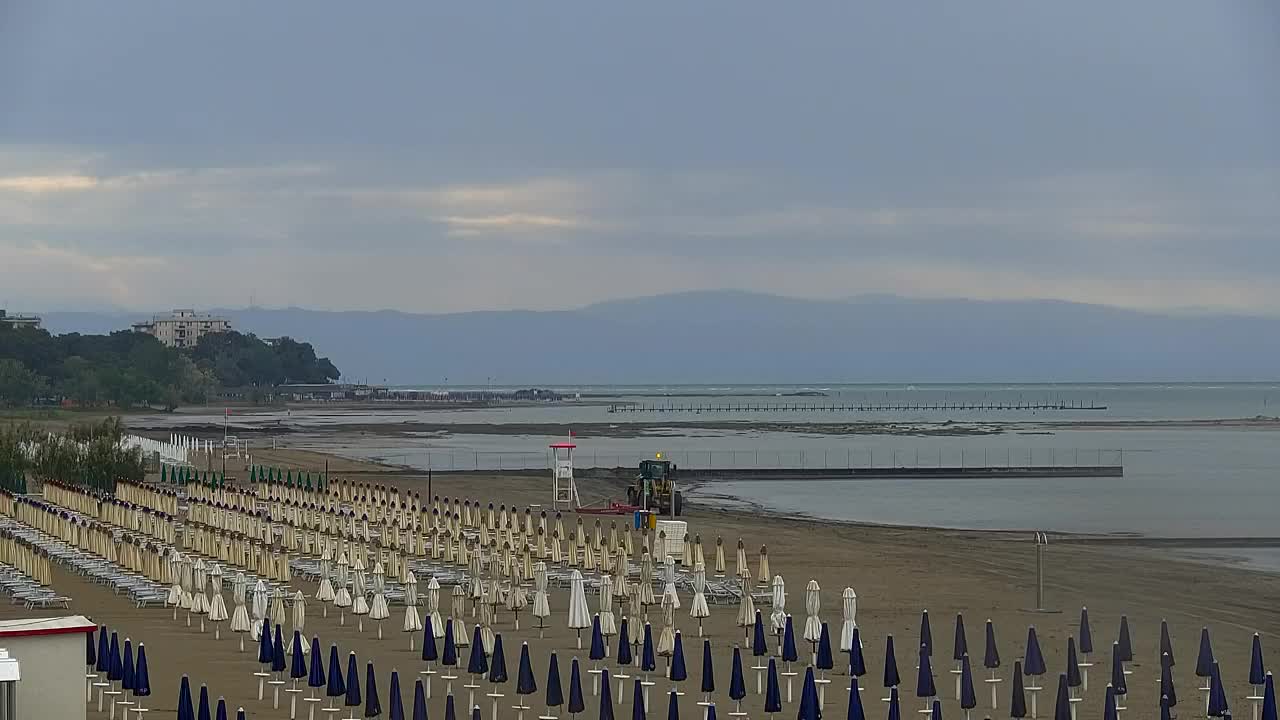 Webcam en direct Grado : Vues sur la plage et l’aquapark en temps réel