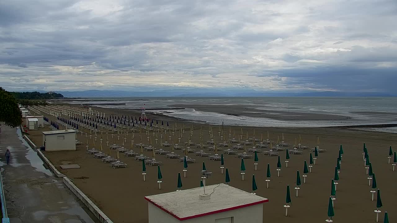 Grado Beach and Aquapark Views in Real Time
