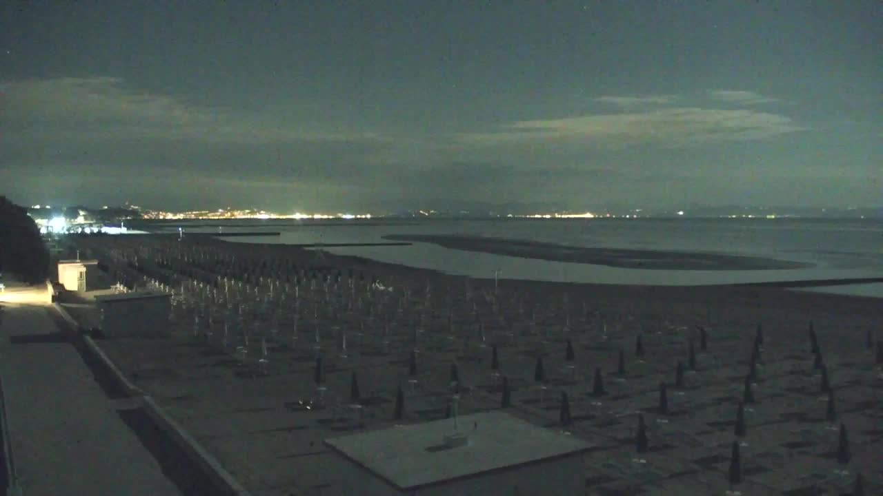 Webcam Live Grado: Vista sulla spiaggia e sull’acquapark in tempo reale