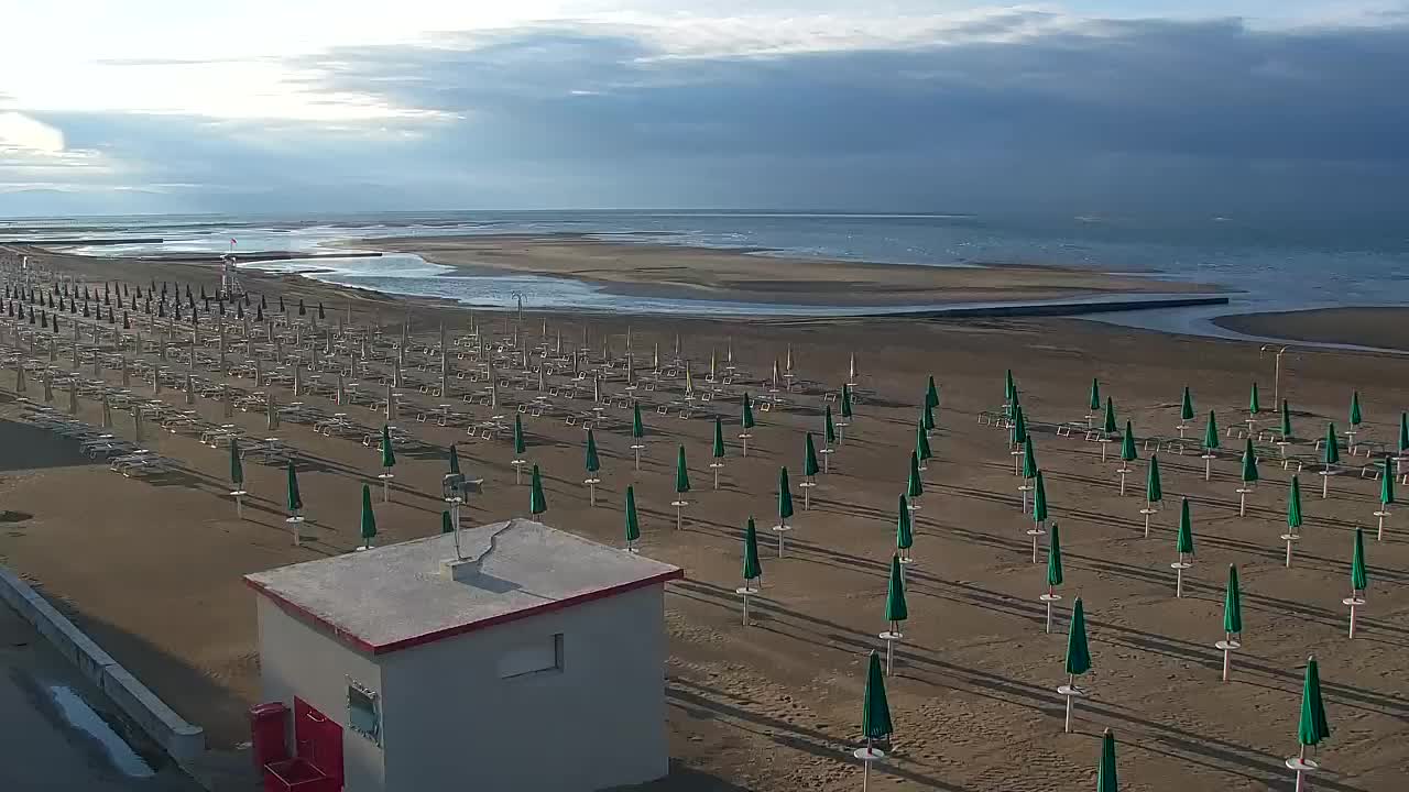 Grado Beach and Aquapark Views in Real Time