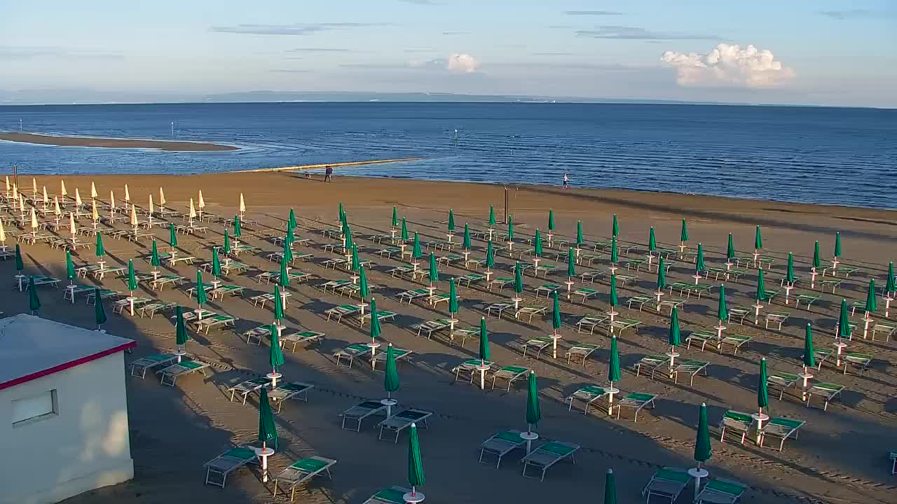 Webcam en direct Grado : Vues sur la plage et l’aquapark en temps réel