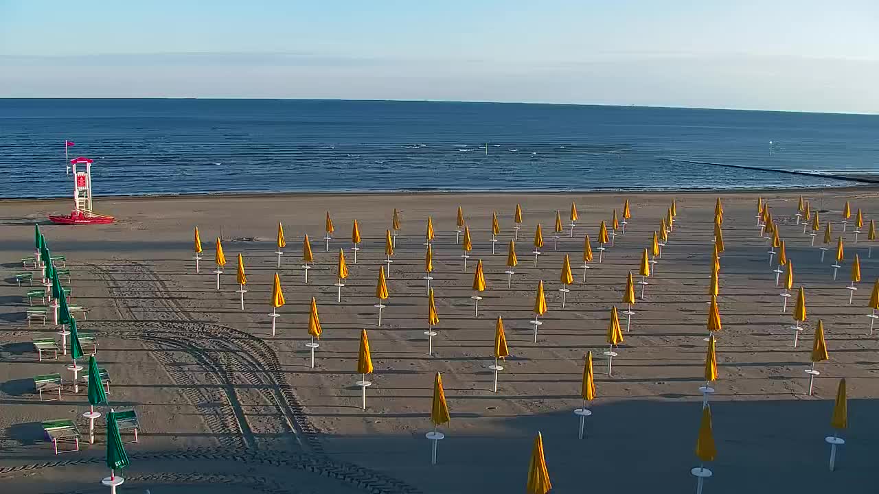 Webcam en direct Grado : Vues sur la plage et l’aquapark en temps réel