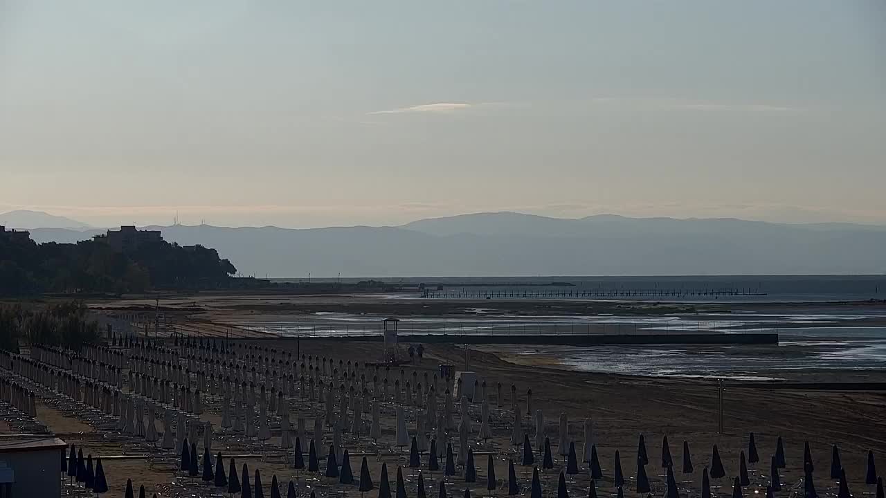 Grado Beach and Aquapark Views in Real Time