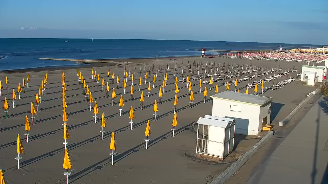 Grado Beach and Aquapark Views in Real Time