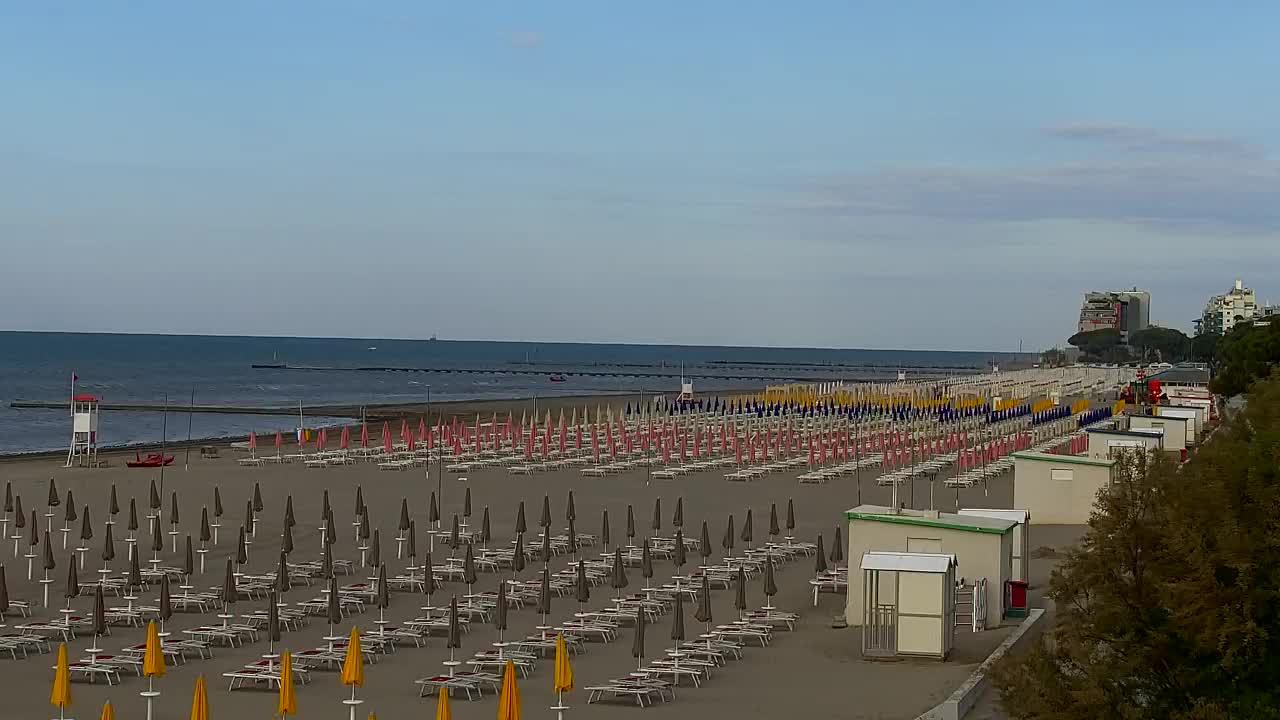 Grado Beach and Aquapark Views in Real Time