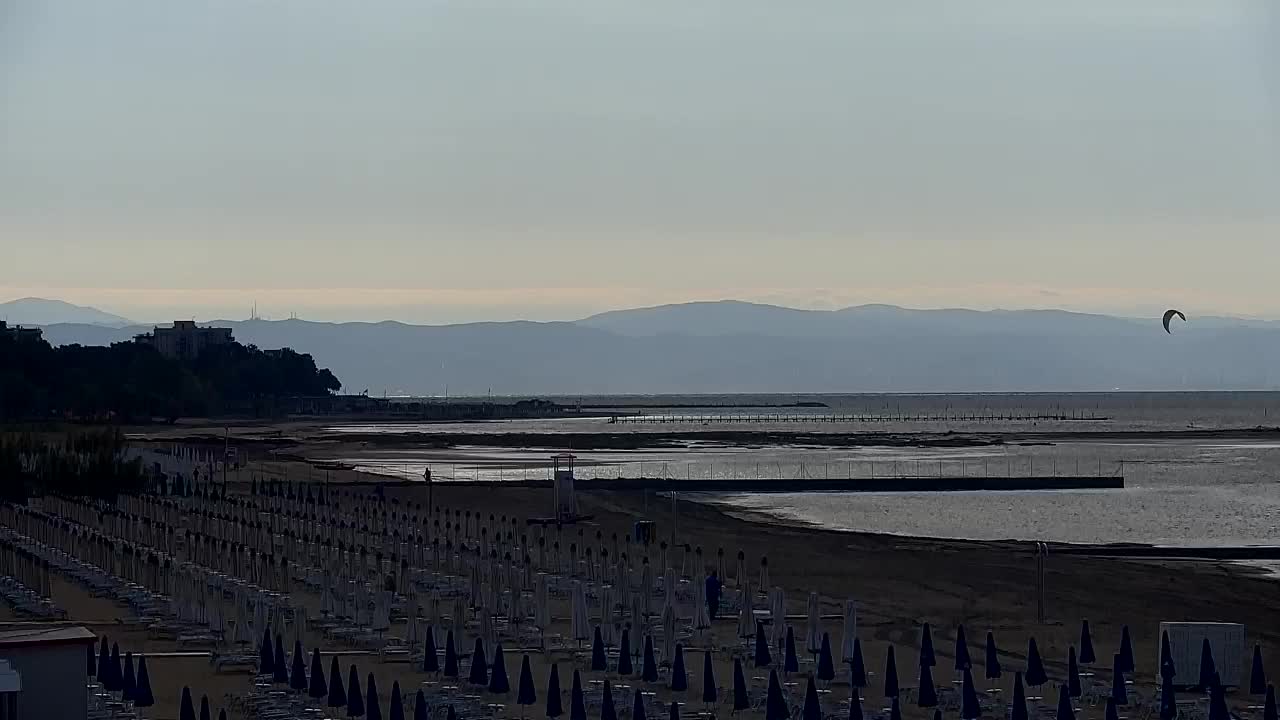 Grado Beach and Aquapark Views in Real Time