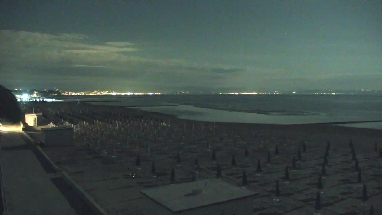 Grado Beach and Aquapark Views in Real Time