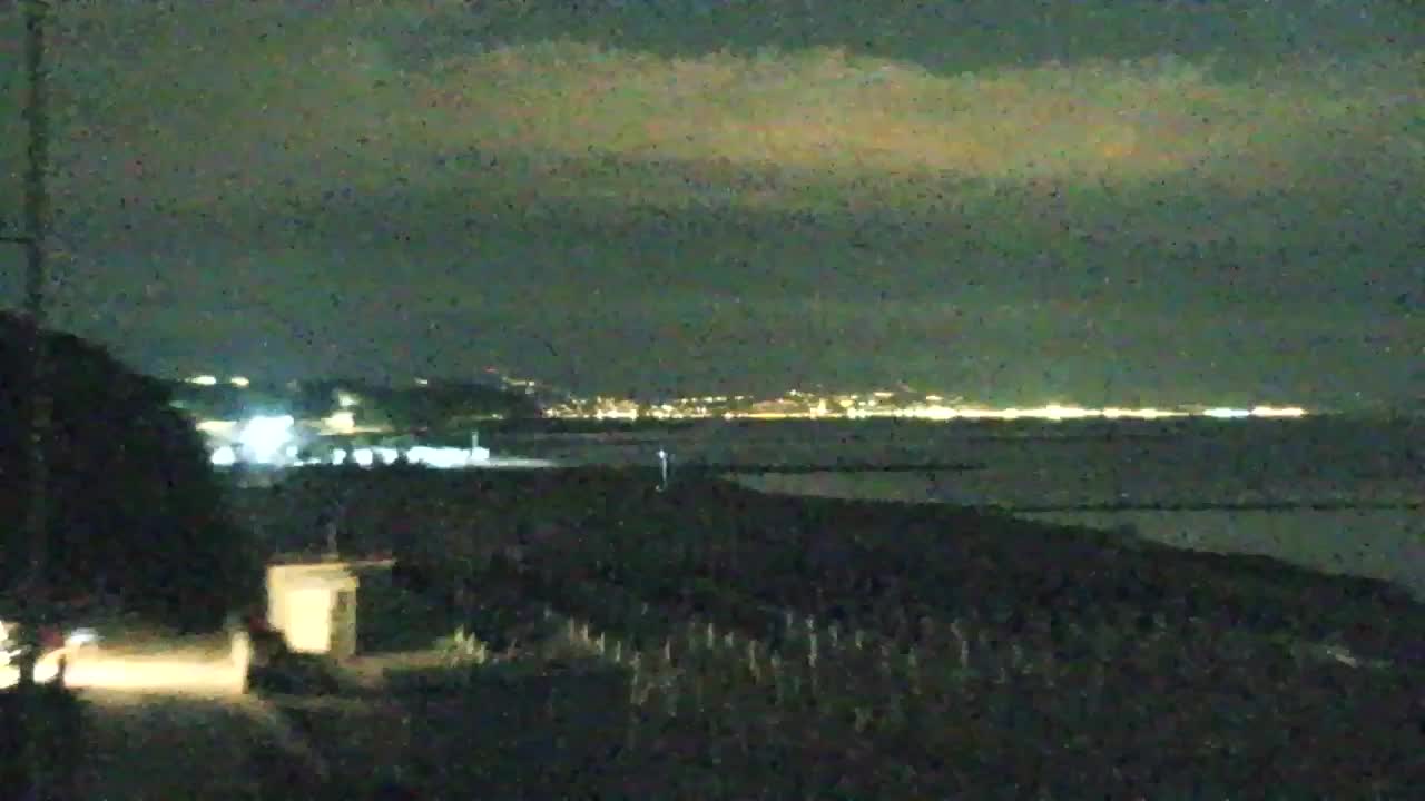 Webcam en vivo Grado: Vistas de la playa y del parque acuático en tiempo real