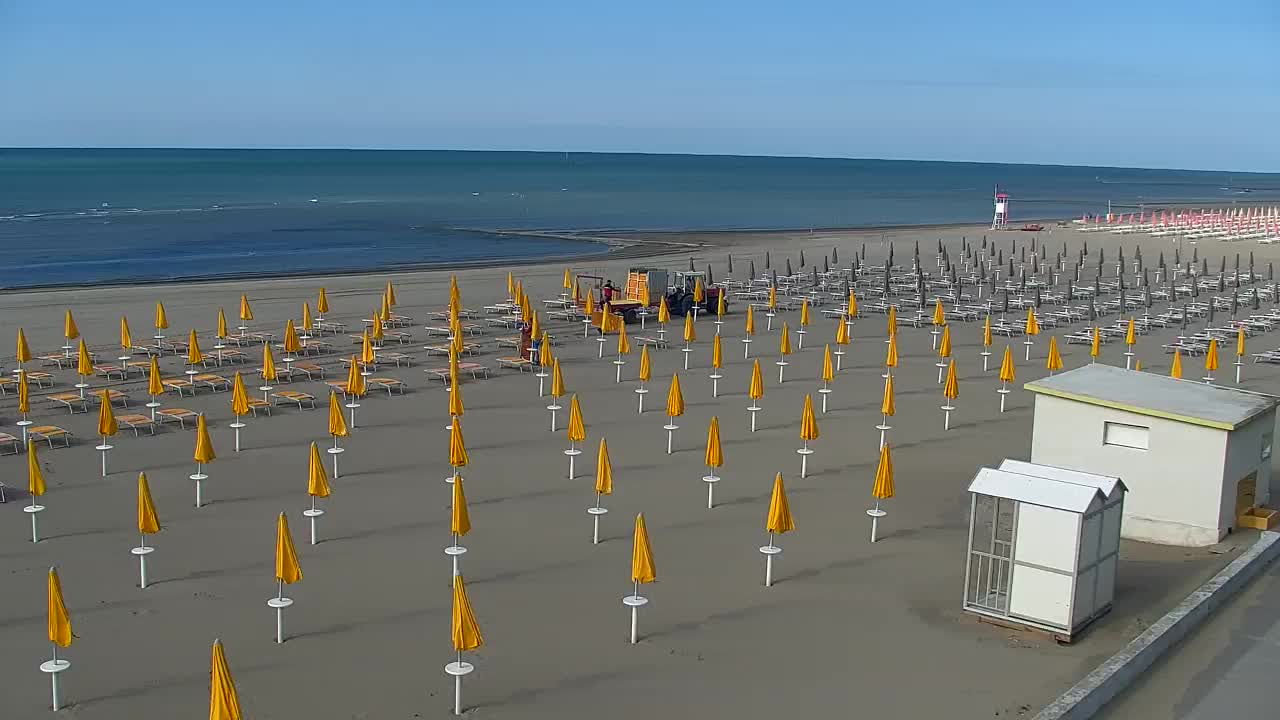 Webcam Live Grado: Vista sulla spiaggia e sull’acquapark in tempo reale