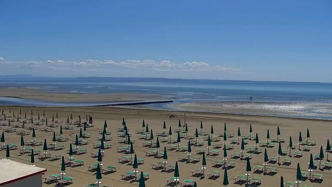 Grado Beach and Aquapark Views in Real Time