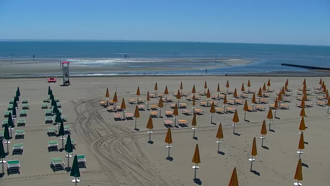 Grado Beach and Aquapark Views in Real Time