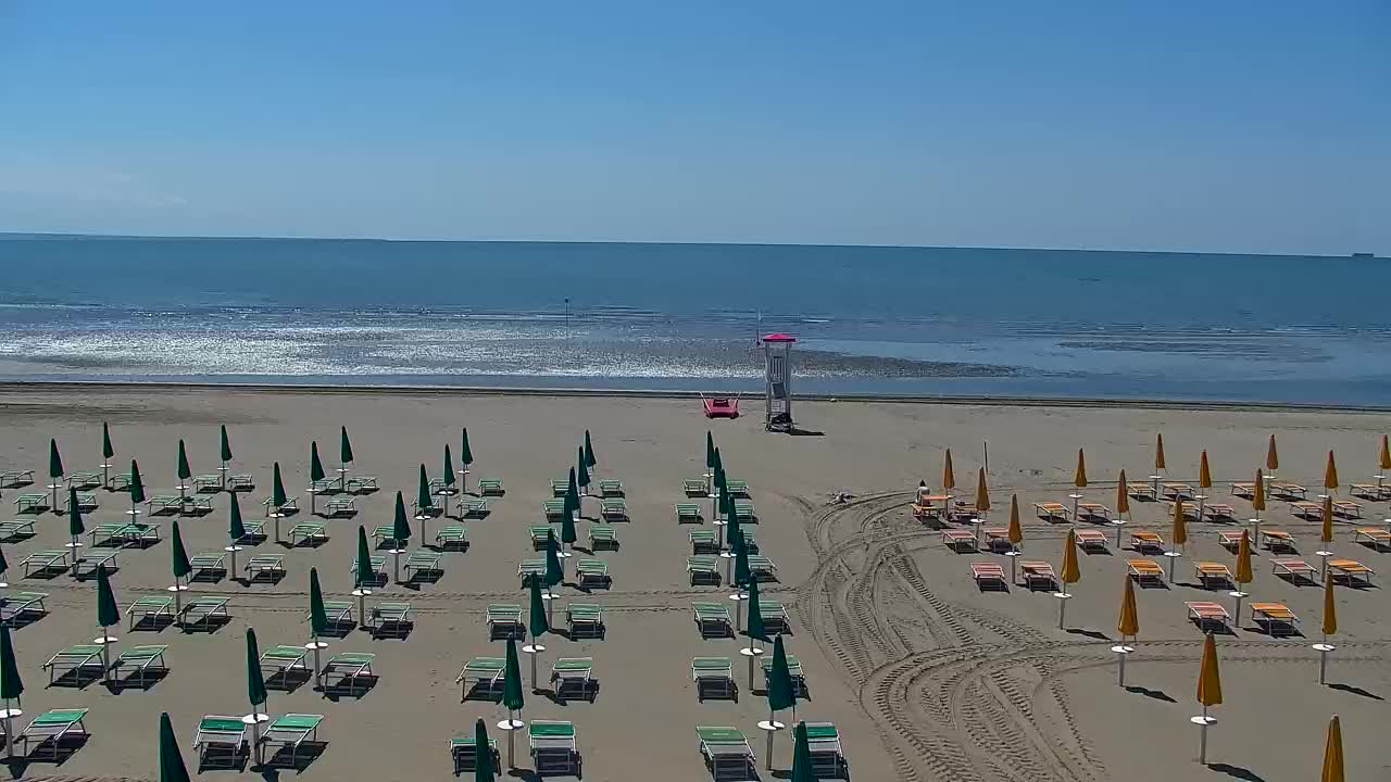 Grado Beach and Aquapark Views in Real Time