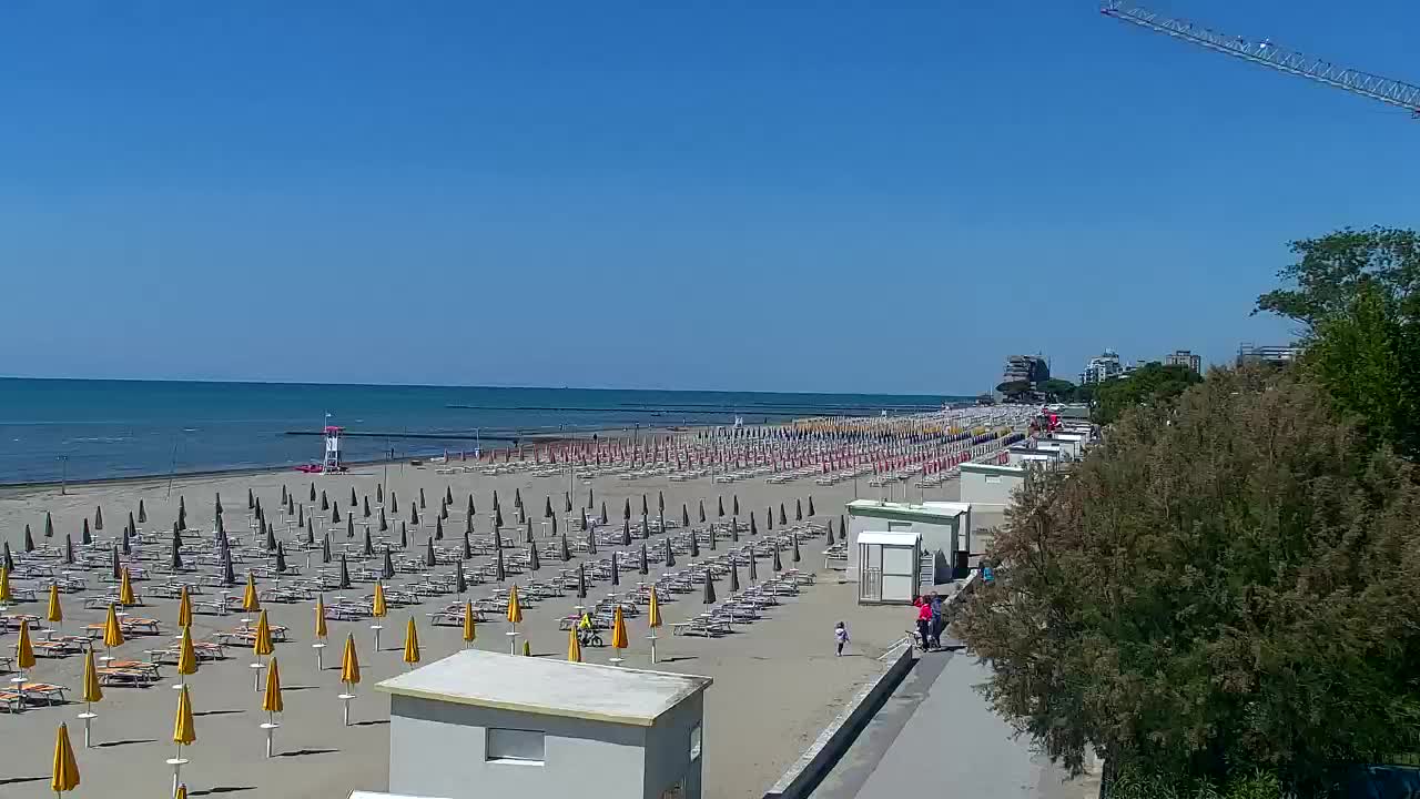 Webcam Live Grado: Vista sulla spiaggia e sull’acquapark in tempo reale