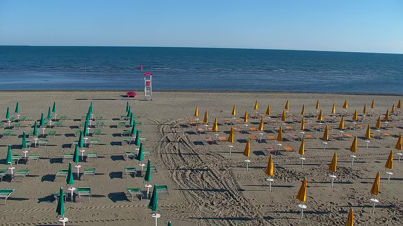 Grado Beach and Aquapark Views in Real Time