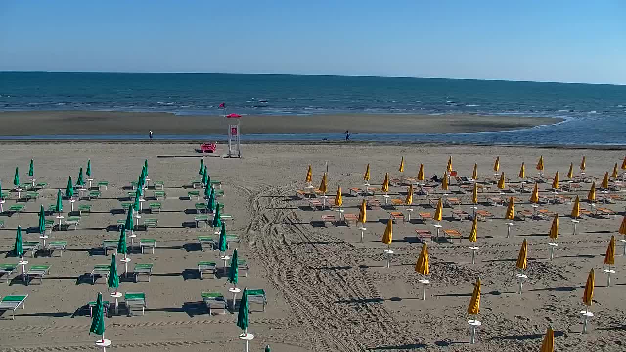 Grado Beach and Aquapark Views in Real Time
